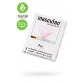 Супертонкие презервативы Masculan Pur - 3 шт. - Masculan - купить с доставкой в Нижневартовске