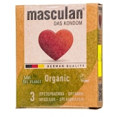 Экологически чистые презервативы Masculan Organic - 3 шт. - Masculan - купить с доставкой в Нижневартовске