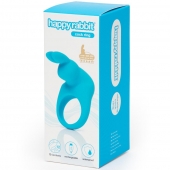 Голубое эрекционное виброкольцо Happy Rabbit Rechargeable Rabbit Cock Ring - Happy Rabbit - в Нижневартовске купить с доставкой