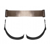 Бронзовый пояс для насадок Curious Harness - Strap-on-me - купить с доставкой в Нижневартовске