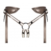 Бронзовый пояс для насадок Desirous Harness - Strap-on-me - купить с доставкой в Нижневартовске