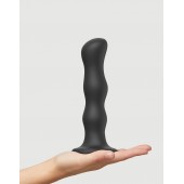 Черная насадка Strap-On-Me Dildo Geisha Balls size XL - Strap-on-me - купить с доставкой в Нижневартовске