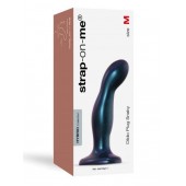 Темно-синяя насадка Strap-On-Me Dildo Plug Snaky size M - Strap-on-me - купить с доставкой в Нижневартовске