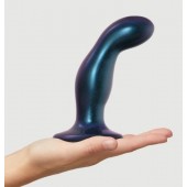 Темно-синяя насадка Strap-On-Me Dildo Plug Snaky size M - Strap-on-me - купить с доставкой в Нижневартовске