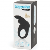 Черное эрекционное виброкольцо Happy Rabbit Rechargeable Rabbit Cock Ring - Happy Rabbit - в Нижневартовске купить с доставкой