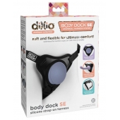 Черные трусики для страпона Body Dock SE на регулируемых ремнях - Pipedream - купить с доставкой в Нижневартовске