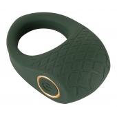 Зеленое эрекционное виброкольцо Luxurious Vibro Cock Ring - Orion - в Нижневартовске купить с доставкой