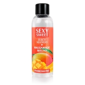 Массажное масло Sexy Sweet Juicy Mango с феромонами и ароматом манго - 75 мл. - Биоритм - купить с доставкой в Нижневартовске