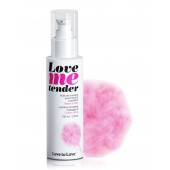 Съедобное согревающее массажное масло Love Me Tender Cotton Candy с ароматом сладкой ваты - 100 мл. - Love to Love - купить с доставкой в Нижневартовске