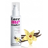Съедобное согревающее массажное масло Love Me Tender Vanilla с ароматом ванили - 100 мл. - Love to Love - купить с доставкой в Нижневартовске