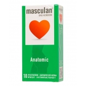 Презервативы анатомической формы Masculan Anatomic - 10 шт. - Masculan - купить с доставкой в Нижневартовске