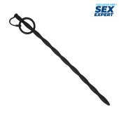Черный стимулятор уретры Sex Expert - Sex Expert - купить с доставкой в Нижневартовске