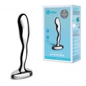 Стальной стимулятор простаты Stainless Steel Prostate Plug - 11,5 см. - b-Vibe - в Нижневартовске купить с доставкой