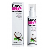 Съедобное согревающее массажное масло Love Me Tender Cocos с ароматом кокоса - 100 мл. - Love to Love - купить с доставкой в Нижневартовске