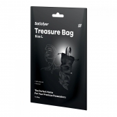 Черный мешочек для хранения игрушек Treasure Bag L - Satisfyer - купить с доставкой в Нижневартовске