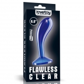 Синяя анальная втулка Flawless Clear Prostate Plug 6.0 - 15 см. - Lovetoy - в Нижневартовске купить с доставкой