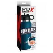 Мастурбатор-вагина в синей колбе F*ck Flask - Pipedream - в Нижневартовске купить с доставкой