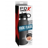 Серый мастурбатор в виде бутылки F*ck Flask - Pipedream - в Нижневартовске купить с доставкой