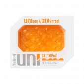 Оранжевый мастурбатор-стимулятор Tenga Uni Topaz - Tenga - в Нижневартовске купить с доставкой