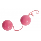 Розовые вагинальные шарики BI-BALLS - Toyfa Basic в Нижневартовске Розовые вагинальные шарики BI-BALLS - Toyfa Basic