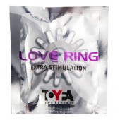 Прозрачное гелевое эрекционное кольцо с шипиками - Toyfa Basic - в Нижневартовске купить с доставкой