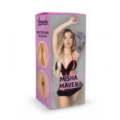 Двусторонний мастурбатор Misha Maver - 22 см. - ФлешНаш - в Нижневартовске купить с доставкой