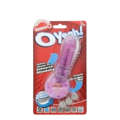 Фиолетовое эрекционное кольцо с вибрацией и пальчиком OYEAH PURPLE - Screaming O - в Нижневартовске купить с доставкой
