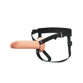 Полый страпон на ремнях 8’’ Hollow Silicone Strap-on - Pipedream - купить с доставкой в Нижневартовске