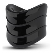 Черное эрекционное кольцо на мошонку Beef Ball Stretcher Snug X Long - Blush Novelties - в Нижневартовске купить с доставкой