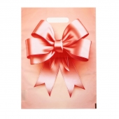 Пакет с принтом в виде банта с вырубной ручкой (30х40 см) - Сима-Ленд - купить с доставкой в Нижневартовске