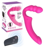 Розовый безремневой страпон Straples Strap-On Dildo - Erokay - купить с доставкой в Нижневартовске