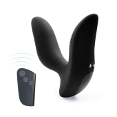 Черный вибромассажер простаты 3,5’’ Remote Control Curve P-spot Massager - 12 см. - Erokay - в Нижневартовске купить с доставкой