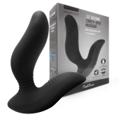 Черный вибромассажер простаты 3,5’’ Curve P-spot Massager - 12 см. - Erokay - в Нижневартовске купить с доставкой