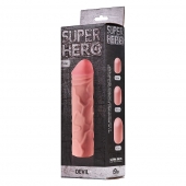Фаллоудлинитель SUPER HERO Dewil - 17,5 см. - Lola Games - в Нижневартовске купить с доставкой