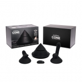 Конусный вибромассажер Cowgirl Cone с 2 насадками - CowGirl - купить с доставкой в Нижневартовске