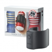 Набор Tenga Cup Vibrator 1st Set: вибратор Cup Vibrator, мастурбатор Original Vacuum Cup, мастурбатор Premium Original Vacuum Cup - Tenga - в Нижневартовске купить с доставкой