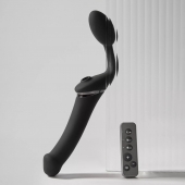 Черный безремневой вибрострапон Strap-On-Me Multi Orgasm Size XL - Strap-on-me купить в Нижневартовске с доставкой в Orgasmix.ru Черный безремневой вибрострапон Strap-On-Me Multi Orgasm Size XL - Strap-on-me - купить с доставкой в Нижневартовске