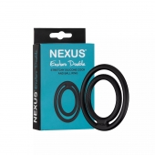 Черное двойное эрекционное кольцо Nexus Enduro Double - Nexus Range - в Нижневартовске купить с доставкой