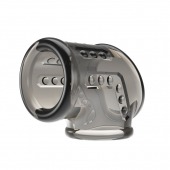 Дымчатая насадка на пенис и мошонку - Baile - в Нижневартовске купить с доставкой