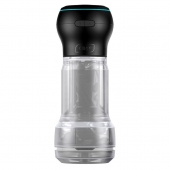 Набор PowerBlow   Feel Pocket Stroker Crystal: мастурбатор и интерактивная насадка - Kiiroo - в Нижневартовске купить с доставкой