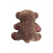 Бондажный набор: бурый мишка с розовыми оковами и наручниками - Pecado - купить с доставкой в Нижневартовске