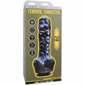 Черно-синяя мини-машина на присоске Tendril Thruster - 21,6 см. - Doc Johnson - купить с доставкой в Нижневартовске