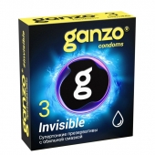 Супертонкие презервативы Ganzo Invisible - 3 шт. - Ganzo - купить с доставкой в Нижневартовске