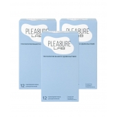 Набор из 3 упаковок ультратонких презервативов Pleasure Lab (по 12 шт.) - Pleasure Lab - купить с доставкой в Нижневартовске Набор из 3 упаковок ультратонких презервативов Pleasure Lab (по 12 шт.) - Pleasure Lab - купить с доставкой в Нижневартовске