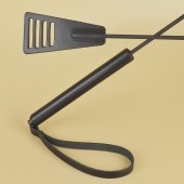 Черный кожаный стек «Сириус» - 60 см. - Sitabella - купить с доставкой в Нижневартовске