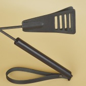 Черный кожаный стек «Сириус» - 60 см. - Sitabella - купить с доставкой в Нижневартовске