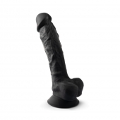 Черный фаллоимитатор SILEXD Model 1 9  - 23 см. - Adrien Lastic купить с доставкой в интернет-магазине Orgasmix в Нижневартовске Черный фаллоимитатор SILEXD Model 1 9  - 23 см. - Adrien Lastic