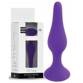 Фиолетовая анальная втулка Silcone Purple Plug Large - 12,5 см. - Boys of Toys в Нижневартовске Фиолетовая анальная втулка Silcone Purple Plug Large - 12,5 см. - Boys of Toys