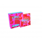 Презервативы с разогревающим эффектом Expert Hot Love - 3 шт. - Expert - купить с доставкой в Нижневартовске