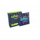 Светящиеся в темноте презервативы Expert Neon - 3 шт. - Expert - купить с доставкой в Нижневартовске
